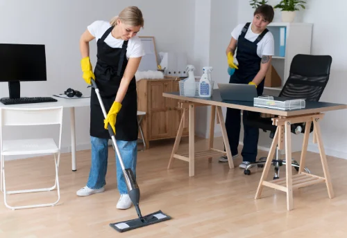 Nettoyage de bureau professionnel à Saint-Hilaire-le-Château